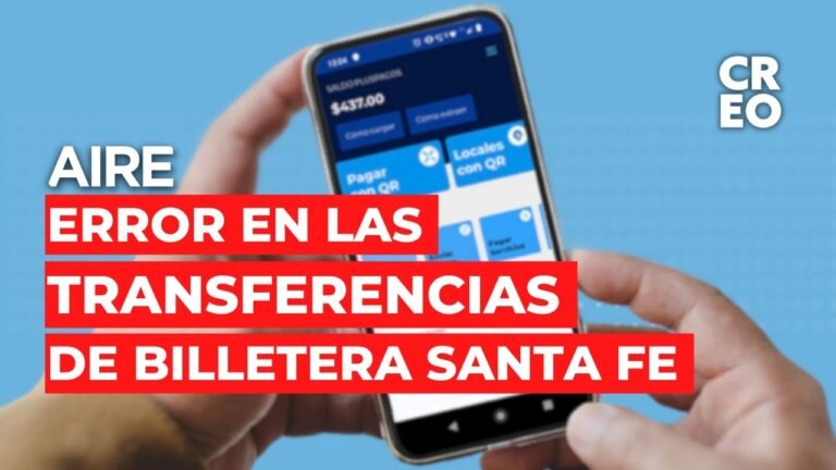 Por qué no puedo transferir dinero desde mi billetera Santa Fe 1 Por qué no puedo transferir dinero desde mi billetera Santa Fe