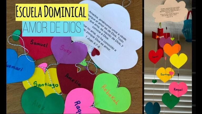 Qué actividades creativas para niños enseñan que Dios es amor 5 Qué actividades creativas para niños enseñan que Dios es amor