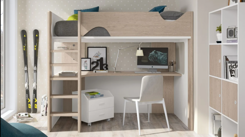 Qué beneficios ofrece una cama con escritorio abajo para espacios pequeños 1 que beneficios ofrece una cama con escritorio abajo para espacios pequenos