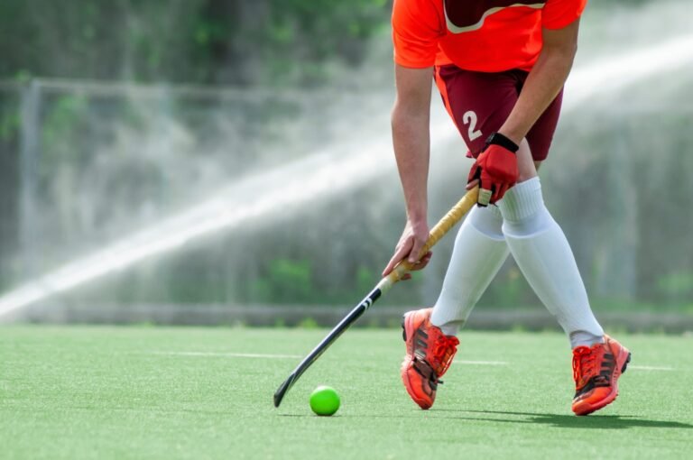 Qué características tiene una pelota de hockey sobre césped