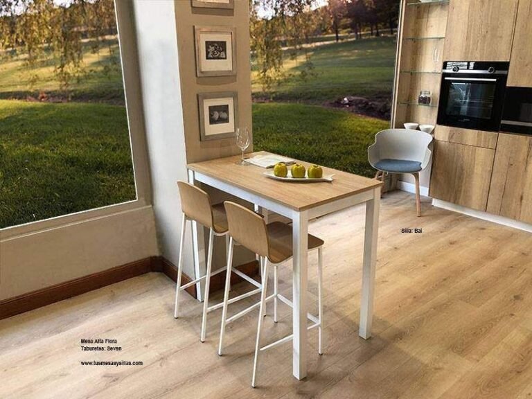 Qué características y estilos tienen las mesas altas tipo bar