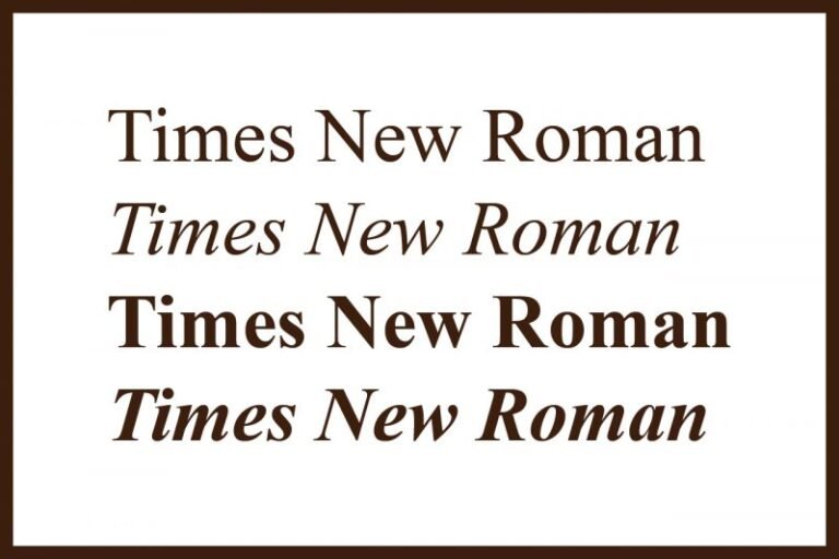 Qué características y usos tiene la tipografía Times New Roman 7 Qué características y usos tiene la tipografía Times New Roman