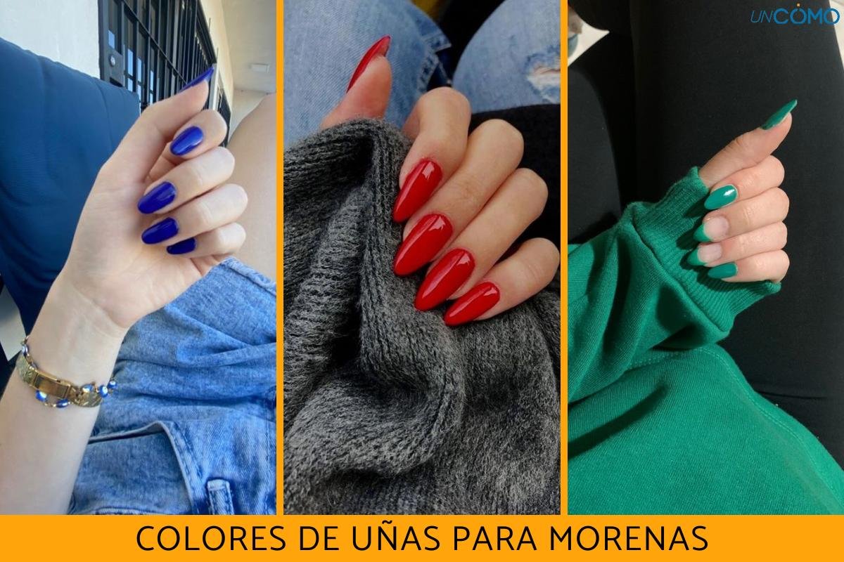 que colores de unas resaltan en piel morena y oscura