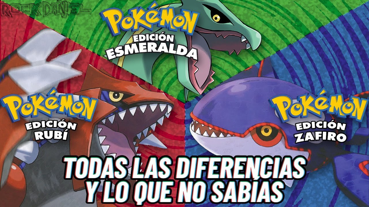 que diferencias hay entre pokemon rubi y pokemon zafiro