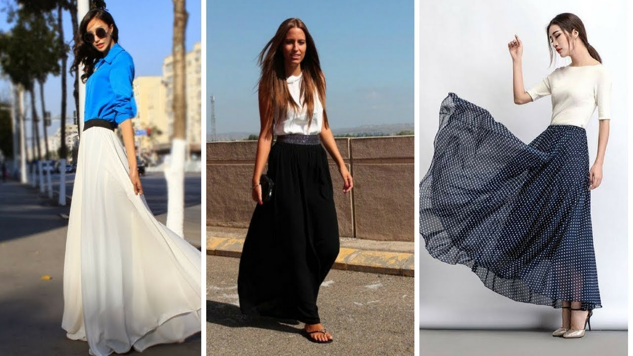 Qué estilos y combinaciones puedo usar con polleras largas de gasa 1 que estilos y combinaciones puedo usar con polleras largas de gasa