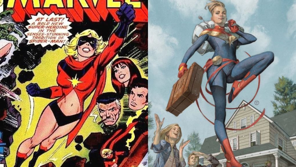 que historias y personajes destacan en captain marvel de marvel comics