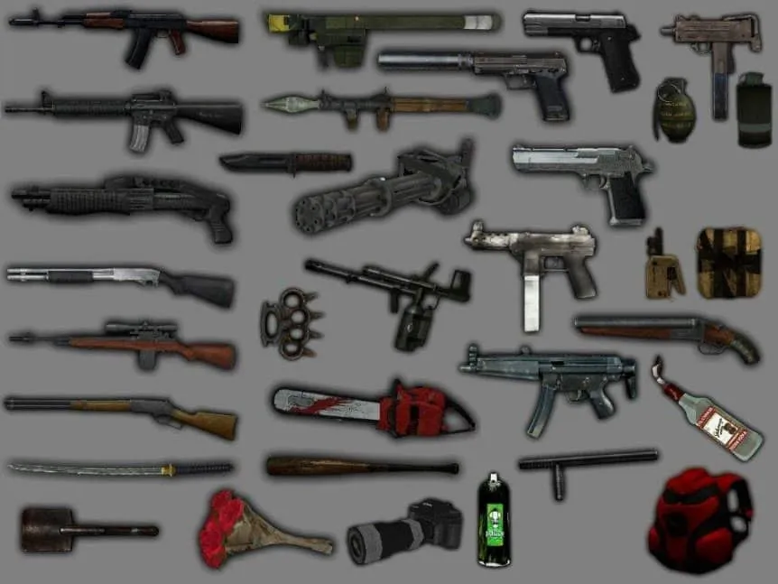 que incluye el pack de armas en gta san andreas y como obtenerlo