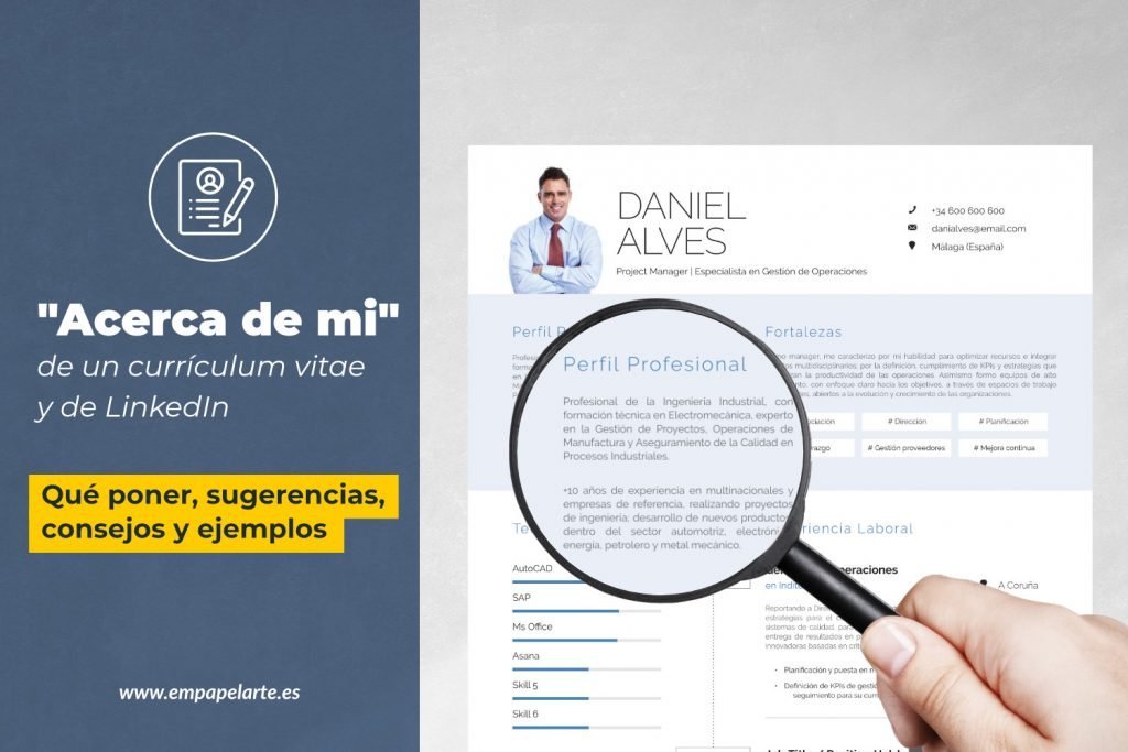 Qué información debo incluir en mi currículum vitae sobre mí 1 que informacion debo incluir en mi curriculum vitae sobre mi