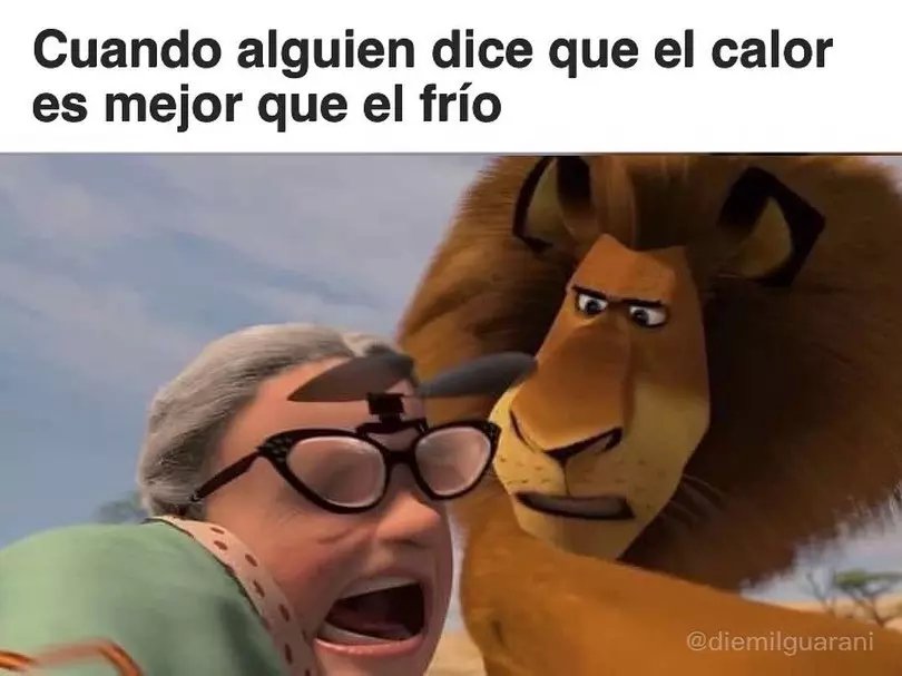 que memes divertidos puedo encontrar sobre el calor