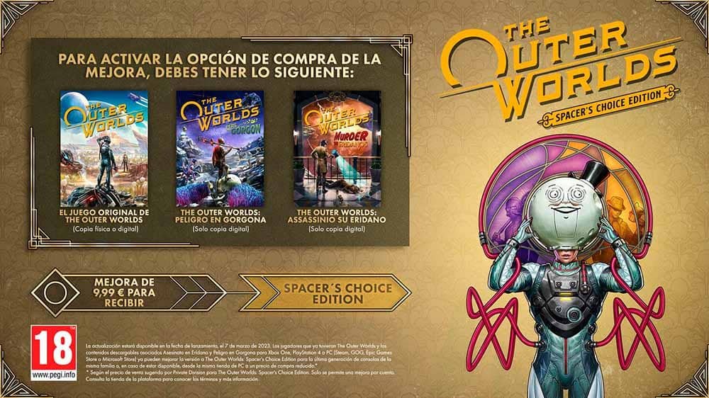 Qué novedades trae The Outer Worlds: Spacer's Choice Edition 1 que novedades trae the outer worlds spacers choice edition