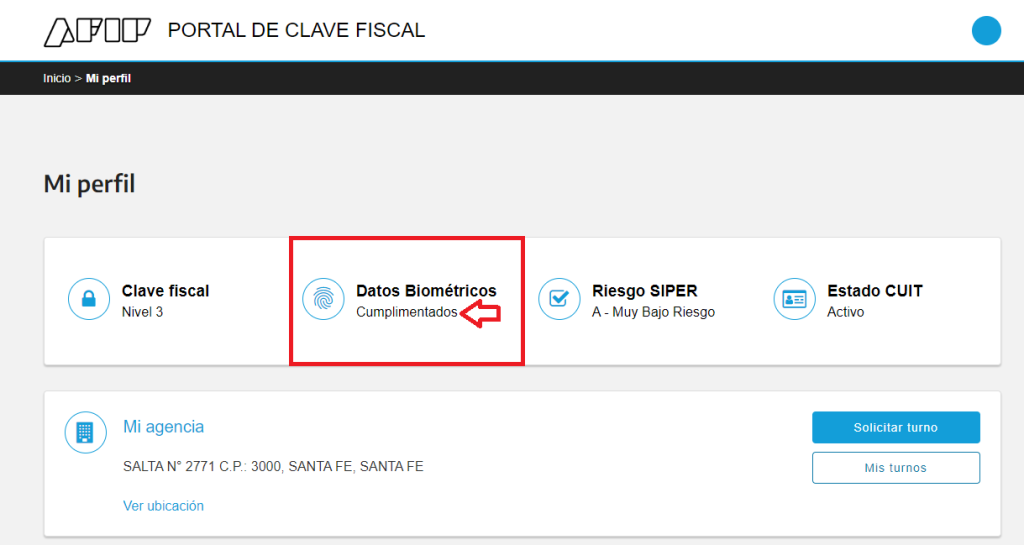 Qué pasos seguir para verificar mis datos biométricos en AFIP 1 que pasos seguir para verificar mis datos biometricos en afip