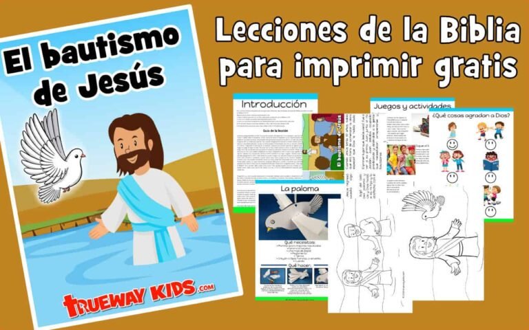 Qué significa el bautizo de Jesús explicado para niños