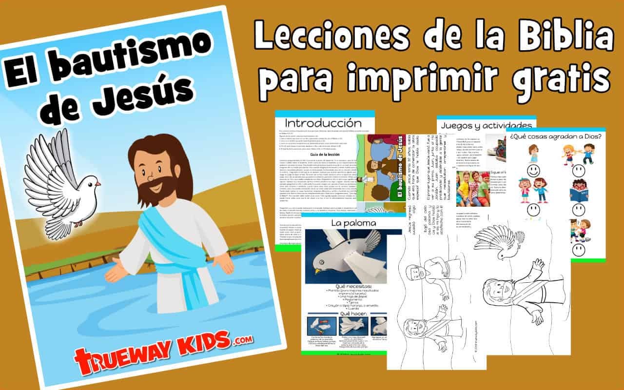que significa el bautizo de jesus explicado para ninos