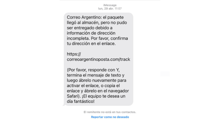 Qué significa el mensaje de correo argentino que recibí 5 Qué significa el mensaje de correo argentino que recibí