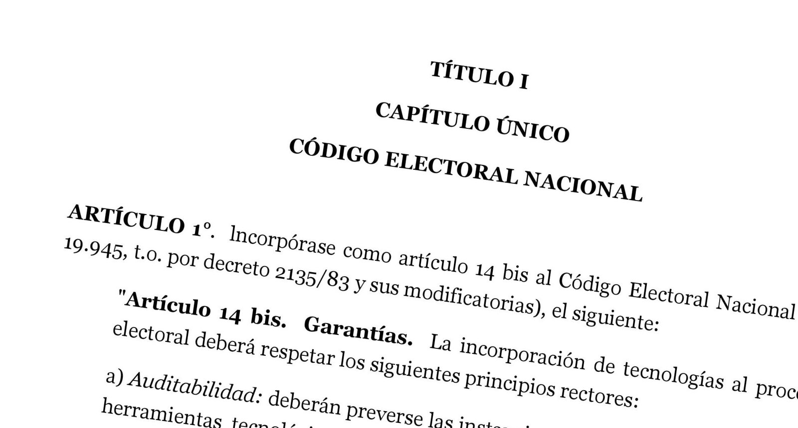 que significa el termino voto recurrido en el ambito legal