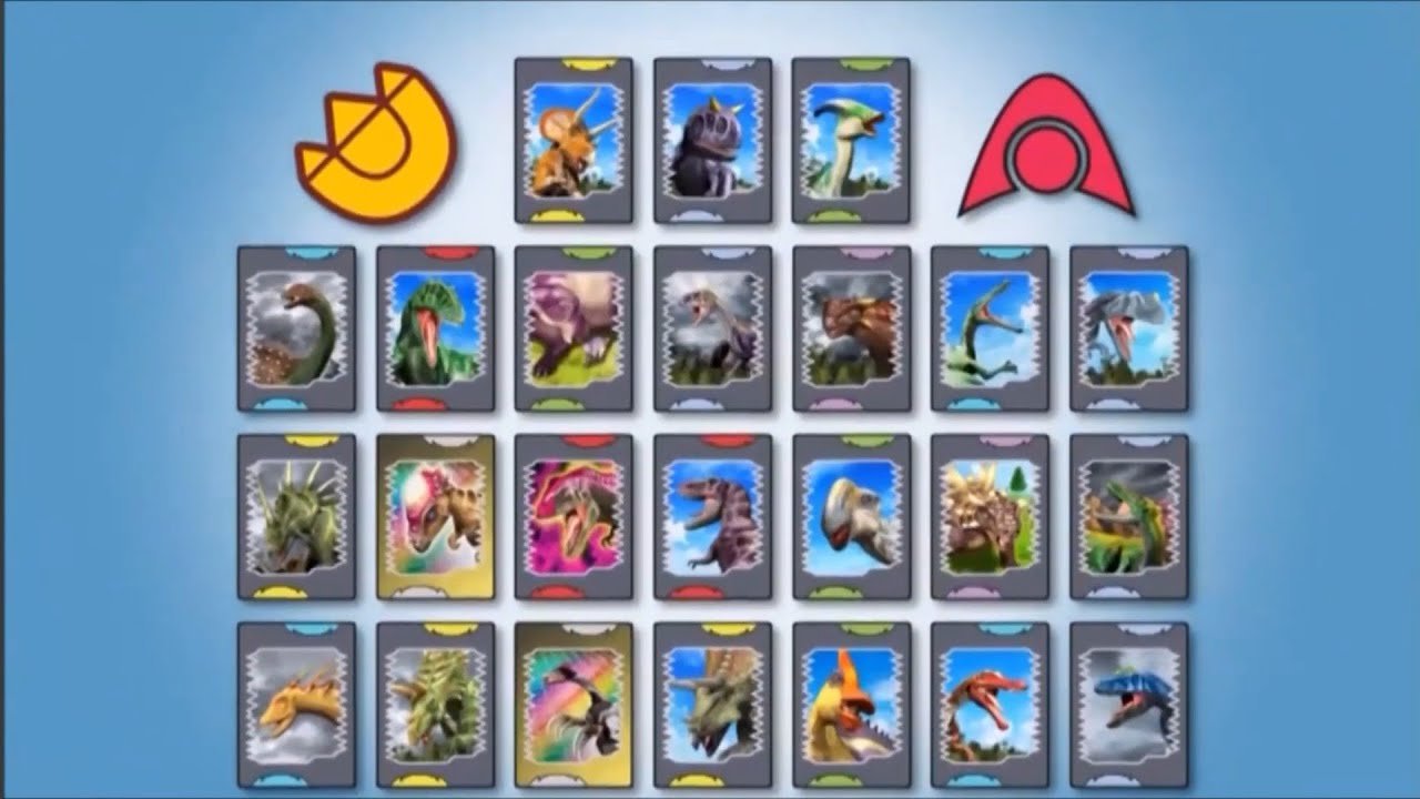 que tipos de cartas hay en el juego de dino rey