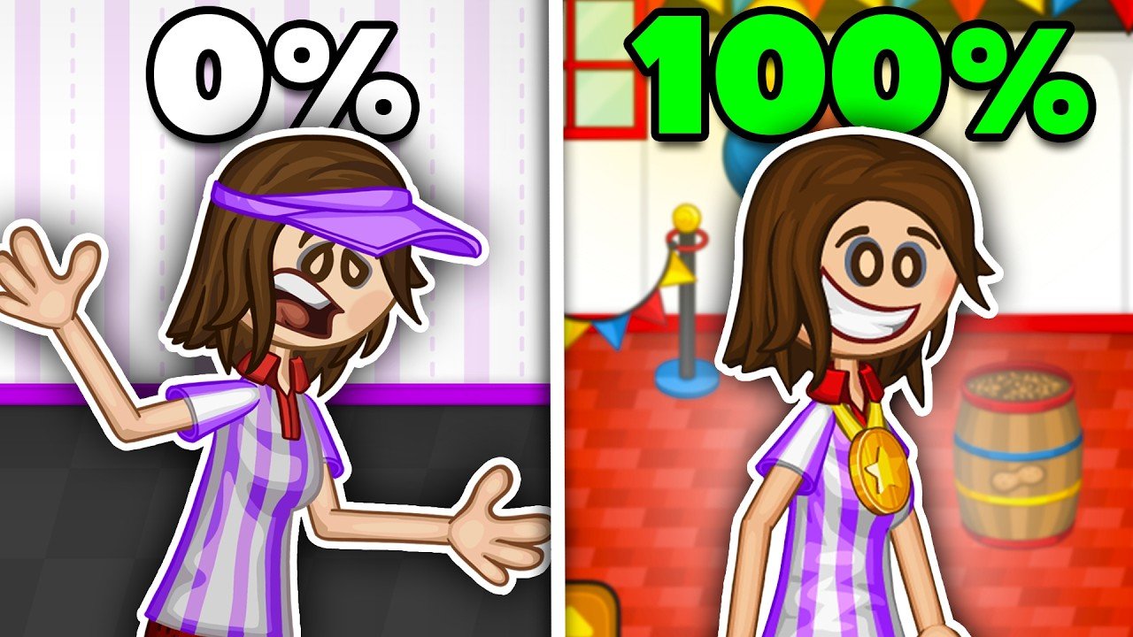 quien es papa louie en el juego papas freezeria y que hace