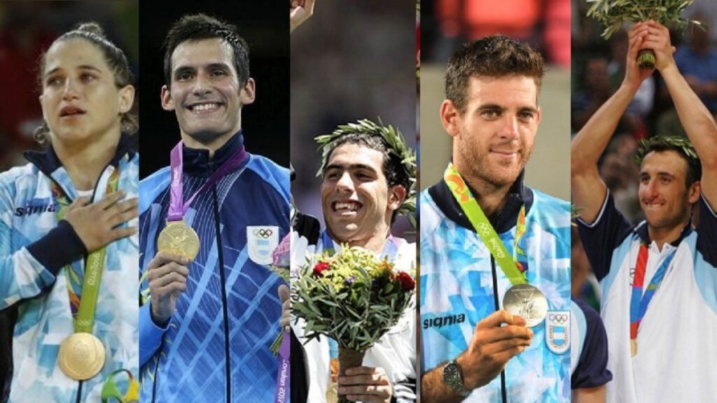 quienes son los deportistas argentinos que han ganado medallas olimpicas